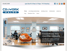 Tablet Screenshot of coworkwaldo.com